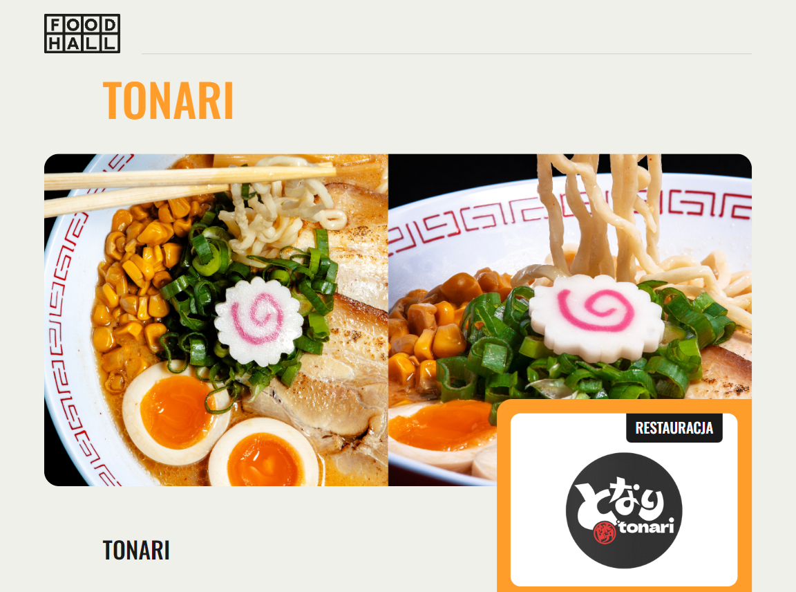 Tonari Poznań - gdzie zjeść japoński ramen w centrum miasta?