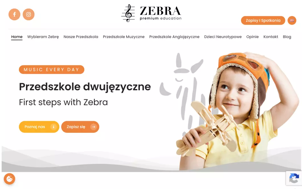 Przedszkole ZEBRA - podgląd
