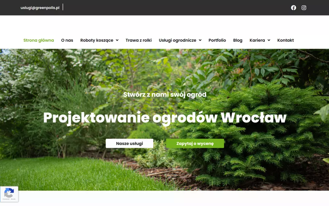 Projektowanie i zakładanie ogrodów GreenPolis - podgląd