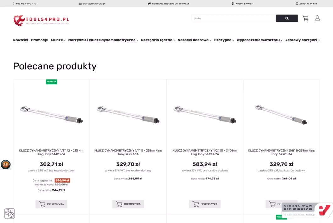 tools4pro.pl - podgląd