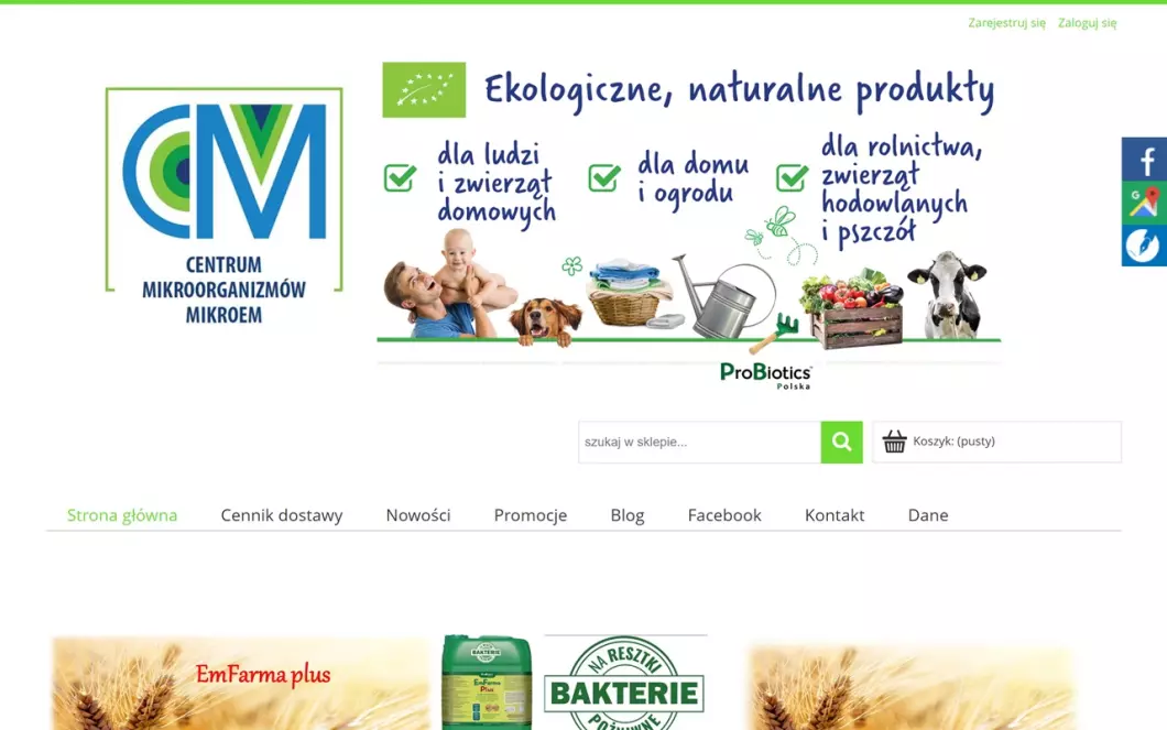 Centrum mikroorganizmów - Mikroem - podgląd