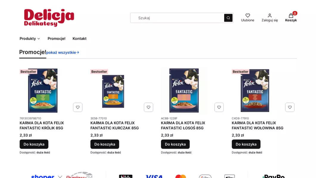 Delikatesy Delicja - podgląd