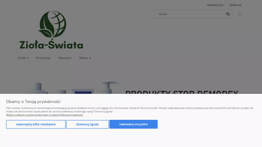 Zioła świata - Sklep zielarski online - podgląd