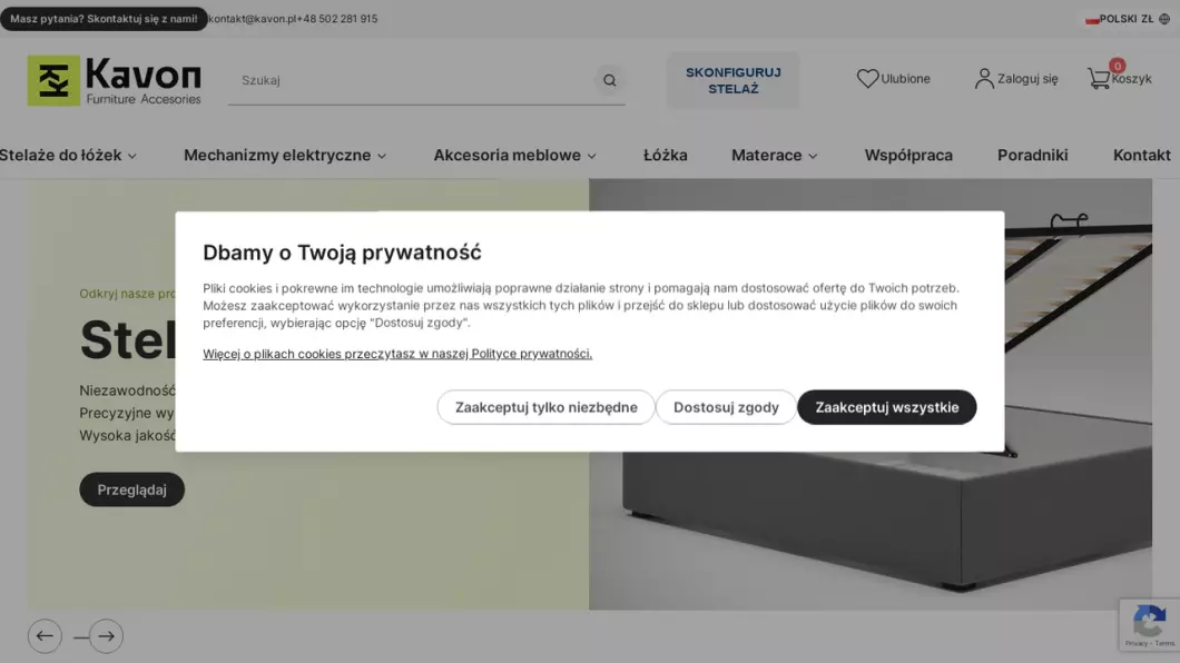 Stelaże do łóżek - Kavon - podgląd